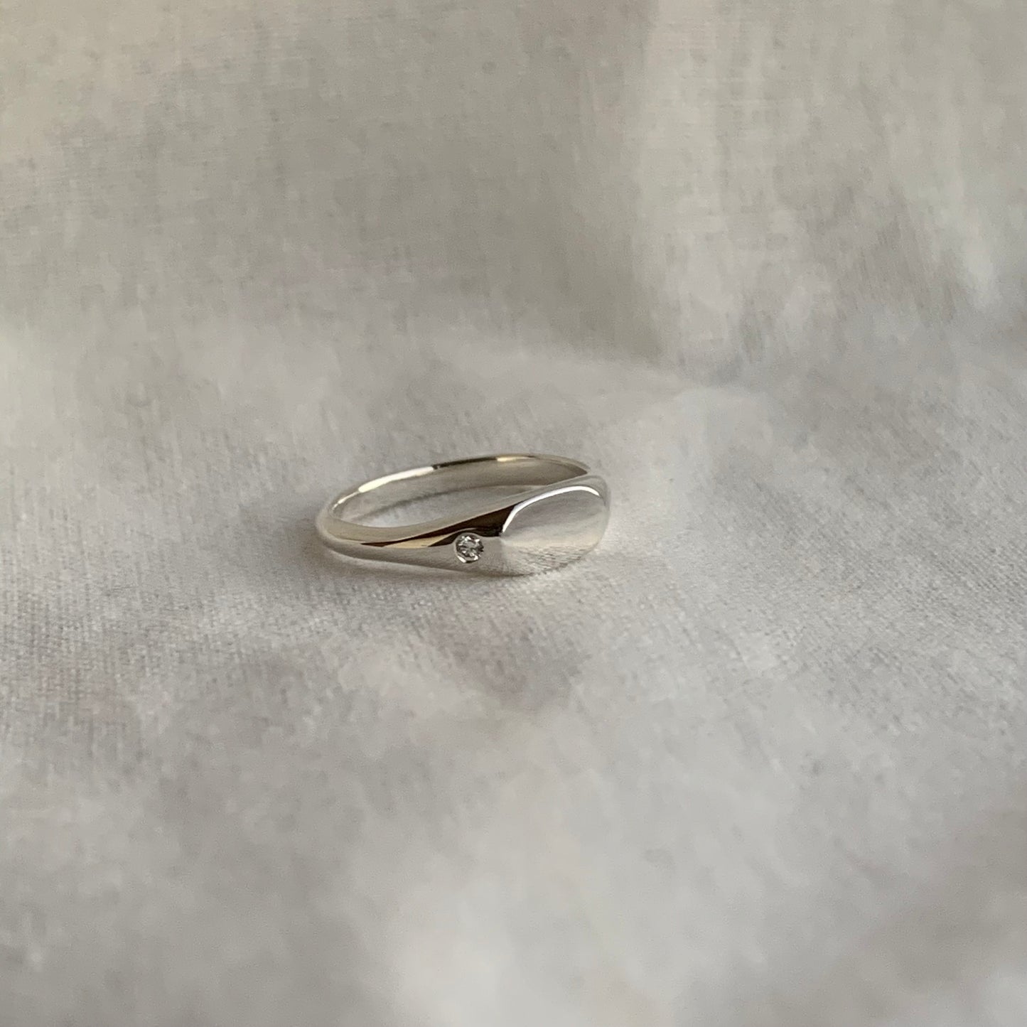 mini ring with gem