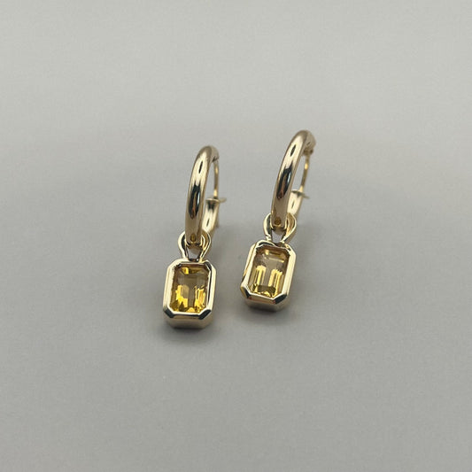 ripple hoop earrings