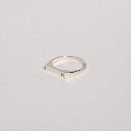 eucalypt ring with gem