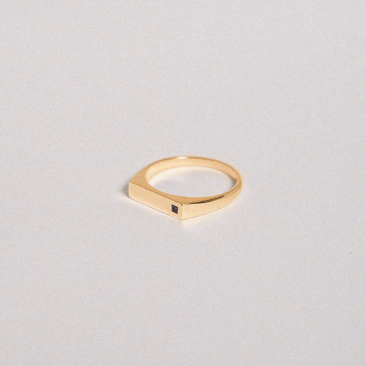 eucalypt ring with gem