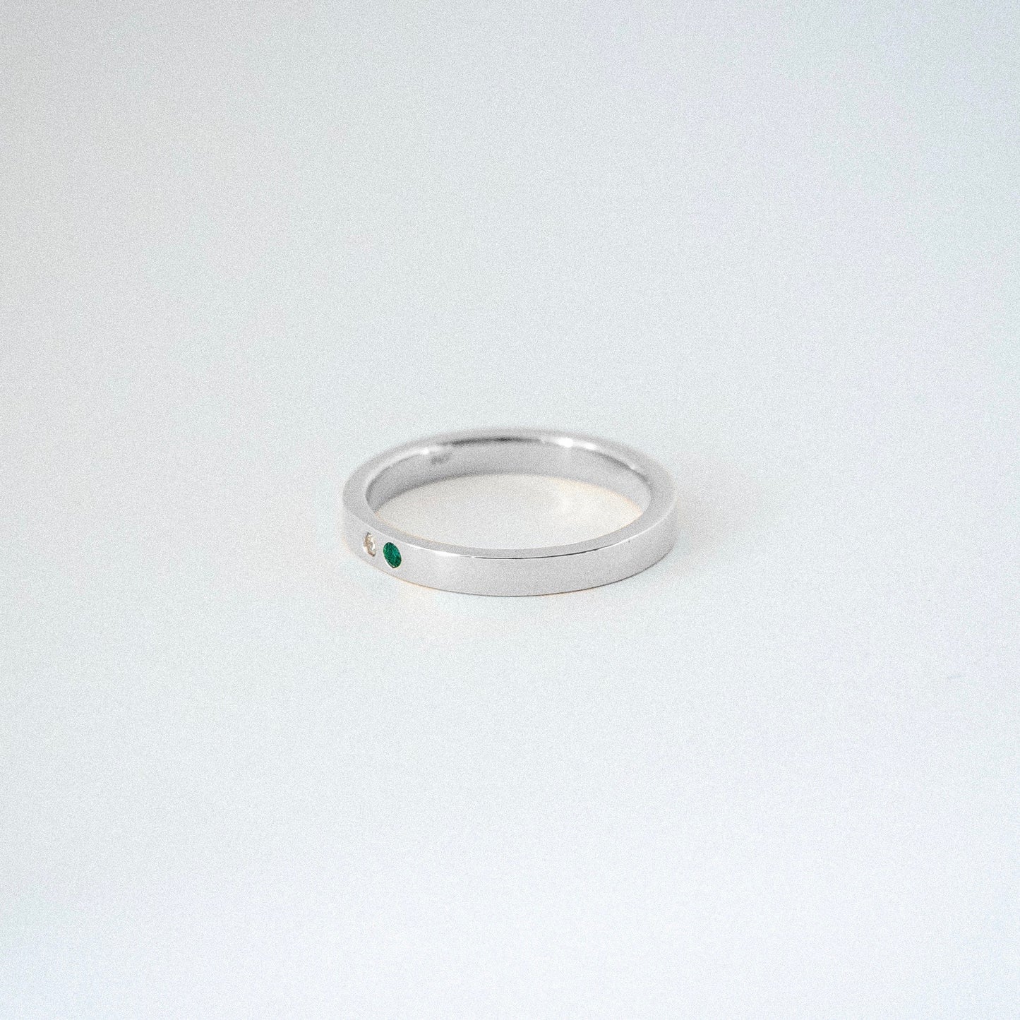 splice ring with gem