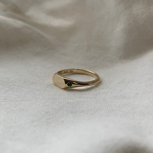 mini ring with gem