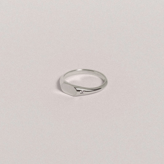 mini ring with gem